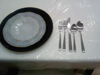 A set of 4 Black with Gold Rim Transparent Hammered Plastic Charger party Plates