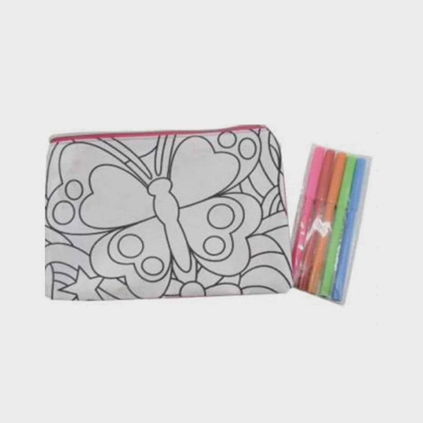 Creative Color Your Own Pencil Case - Unique Craft Project for Kids
