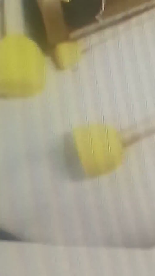 Stippling Sponge Brushes with Wooden Handles for Craft Painting
